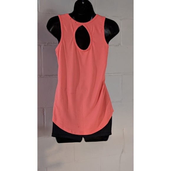 Rue21 Good Vibes Coral Tank Top Sleeveless Cutout Back Casual Medium - Picture 2 of 3